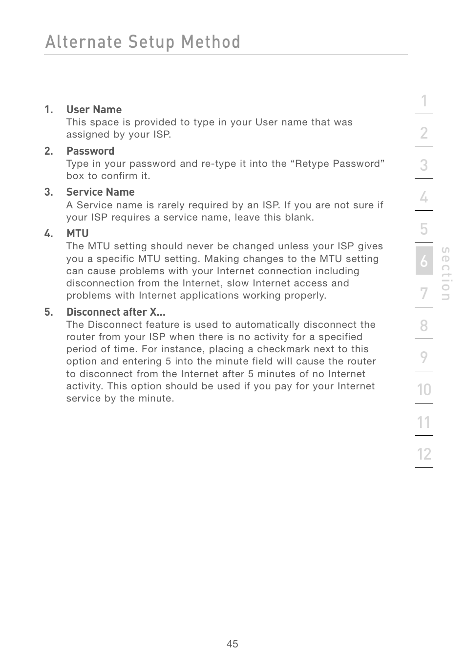 Alternate setup method | Belkin F5D7230AU4P User Manual | Page 47 / 136