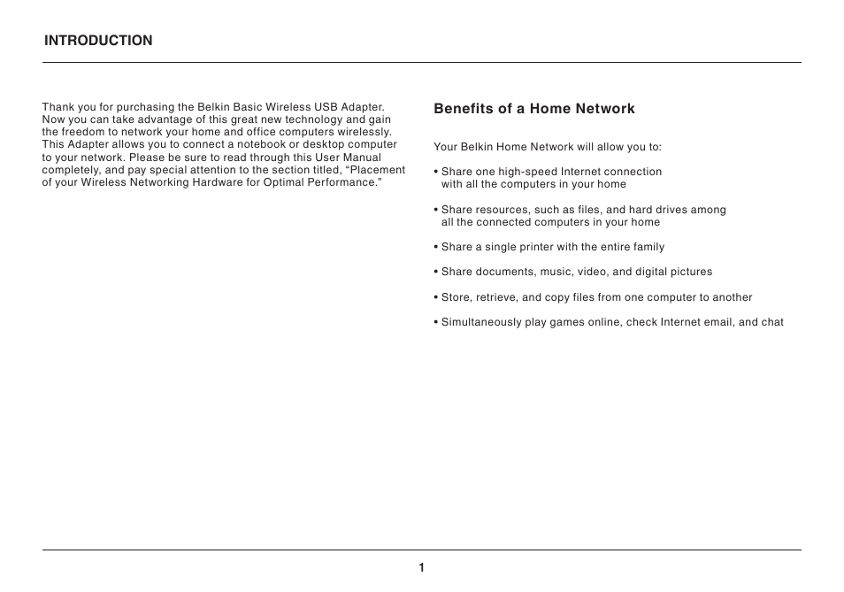 Belkin BASIC F7D1101AK User Manual | Page 3 / 39
