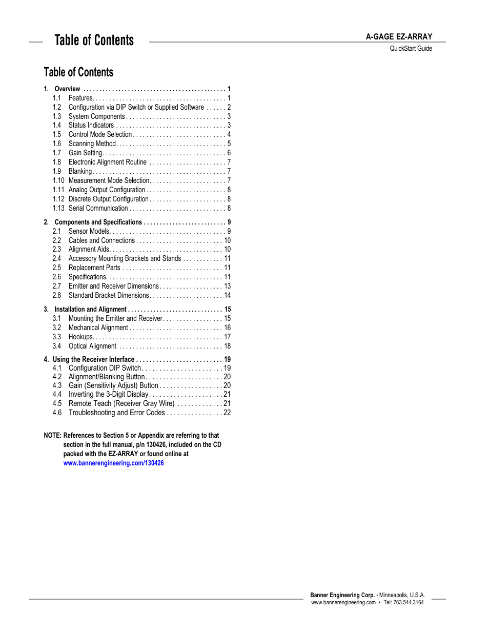 Banner EZ-ARRAY USB Serial Adapter User Manual | Page 2 / 28