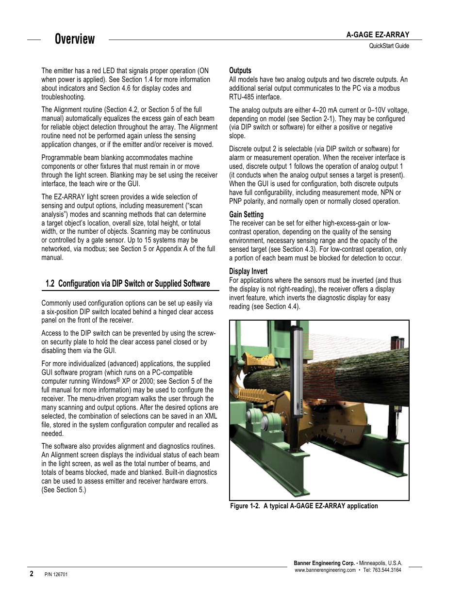 Overview | Banner EZ-ARRAY USB Serial Adapter User Manual | Page 4 / 28