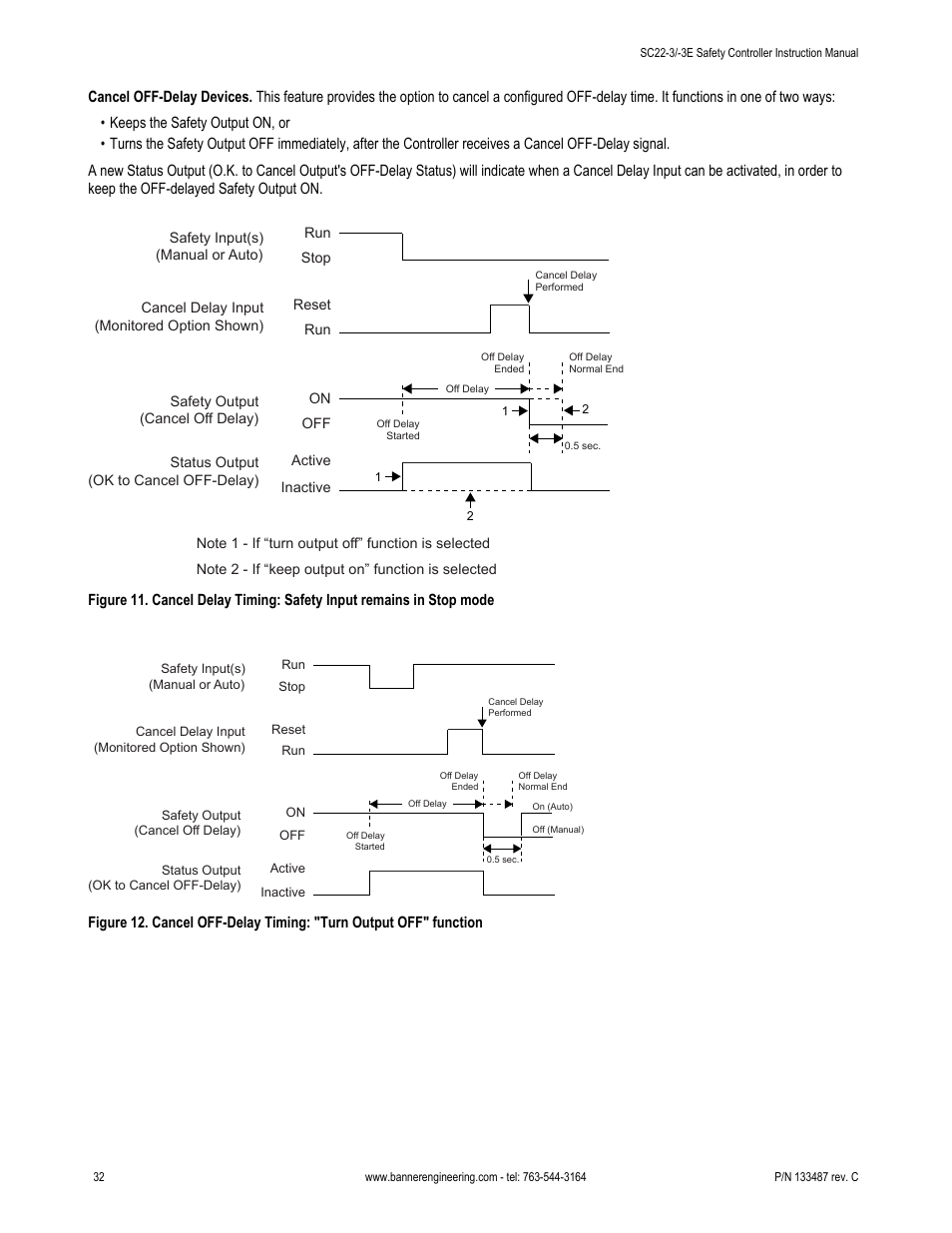 Banner SC22-3E Safety Controller with Ethernet User Manual | Page 32 / 130