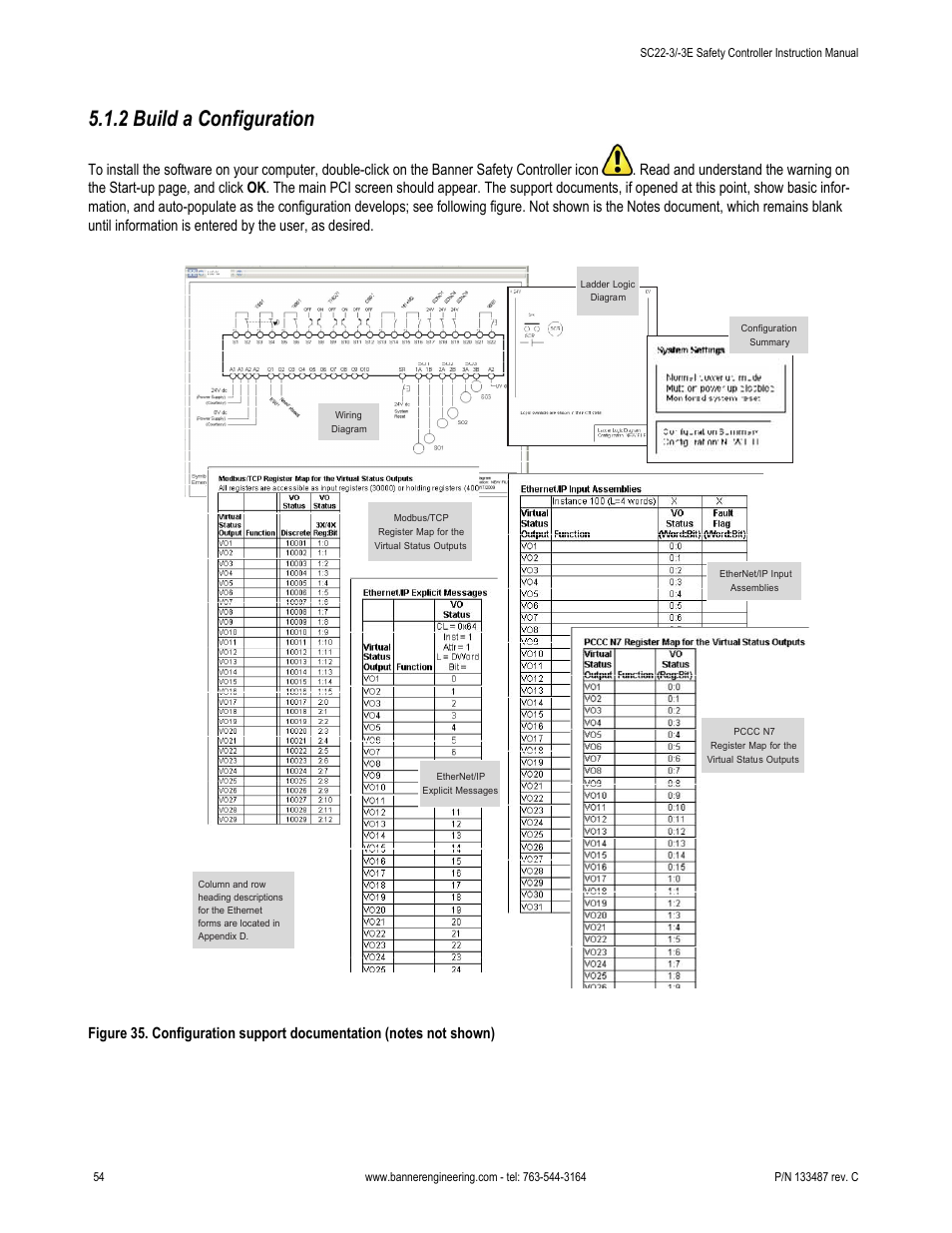 2 build a configuration | Banner SC22-3E Safety Controller with Ethernet User Manual | Page 54 / 130