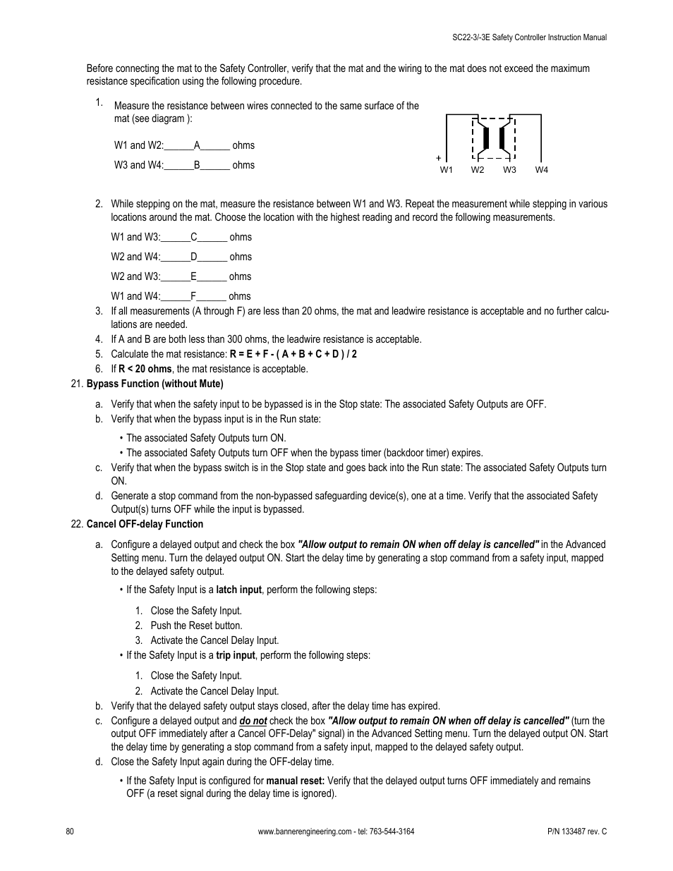 Banner SC22-3E Safety Controller with Ethernet User Manual | Page 80 / 130