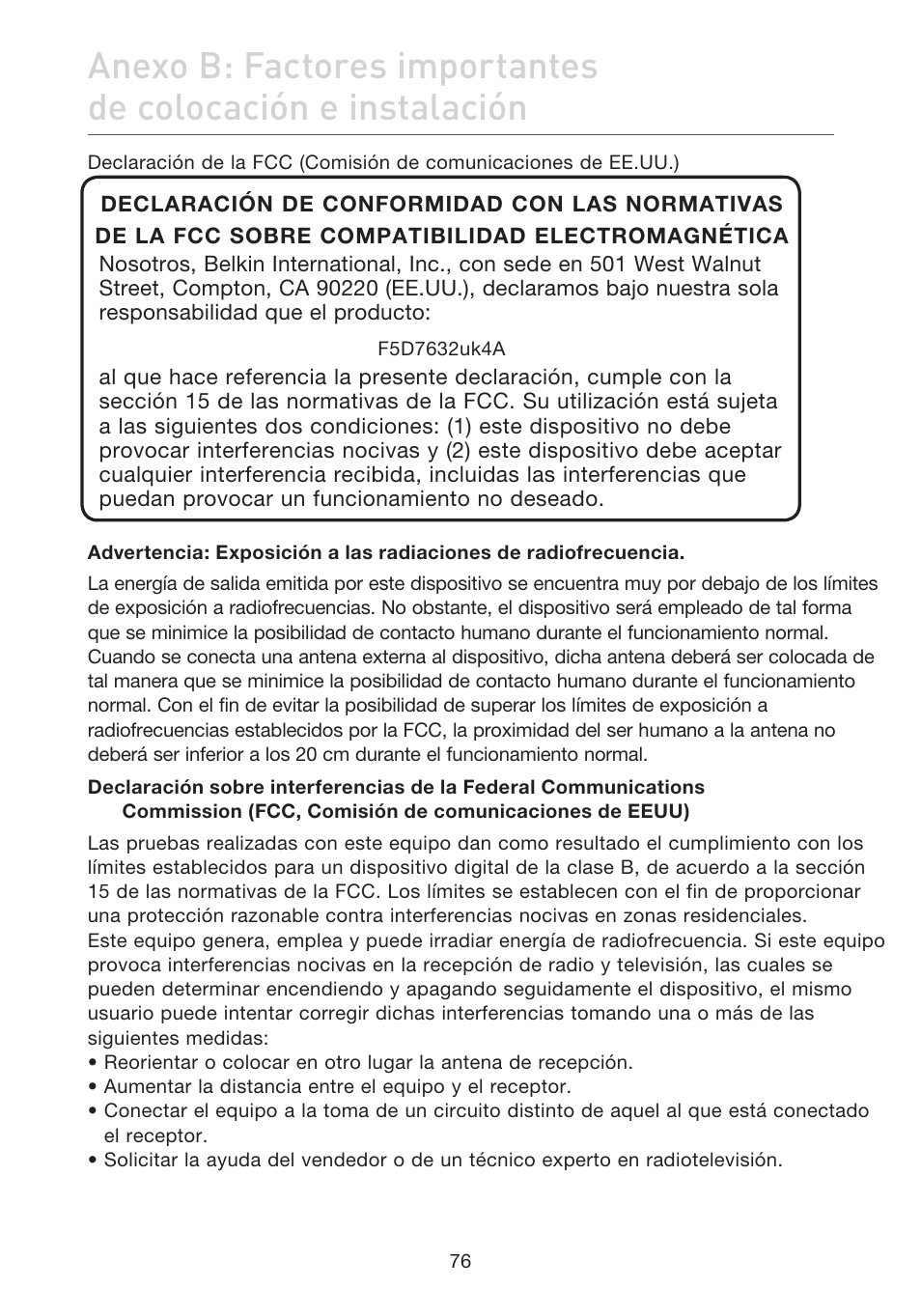Belkin F5D7632EA4A User Manual | Page 414 / 504