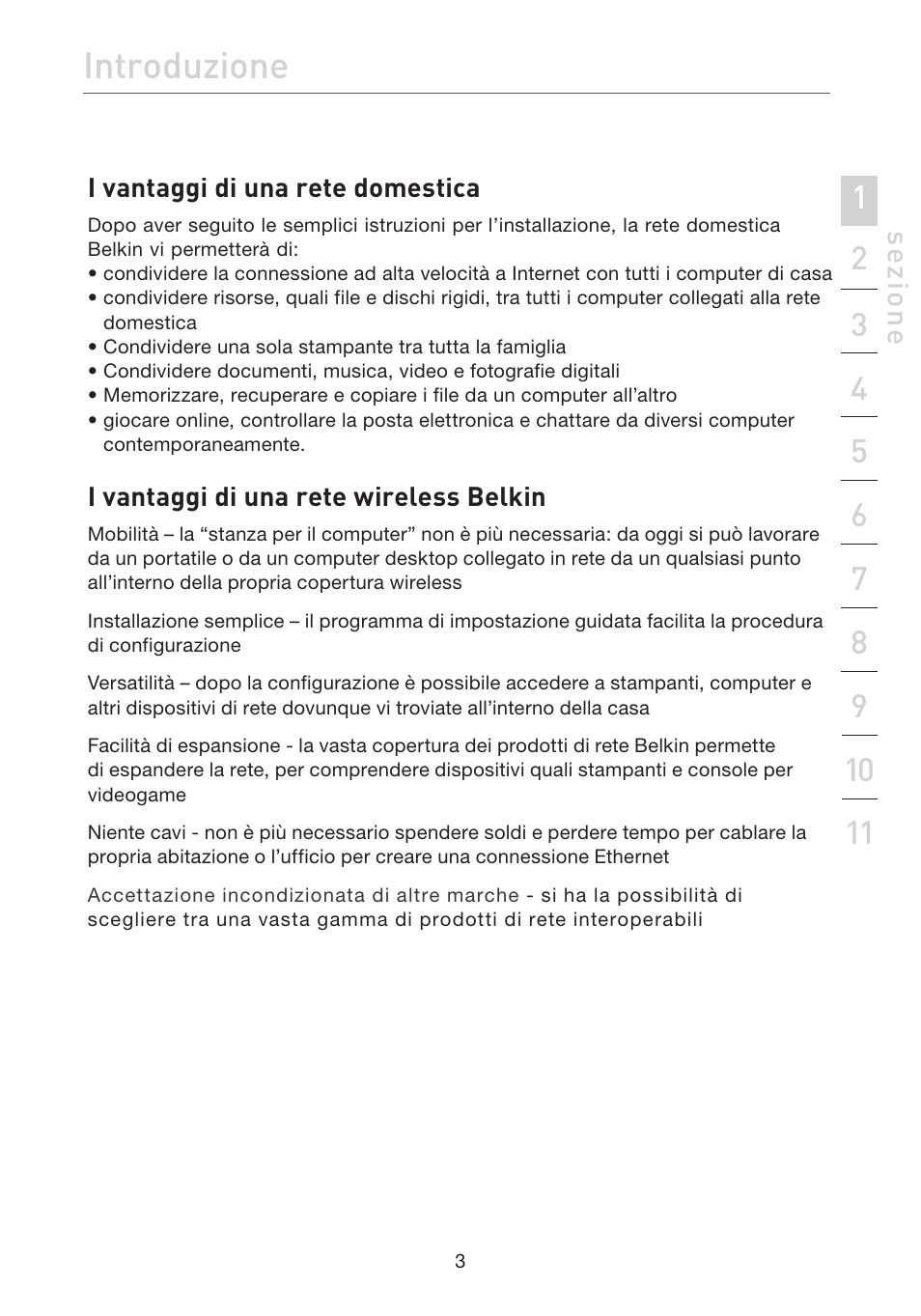 Introduzione | Belkin F5D7632EA4A User Manual | Page 424 / 504