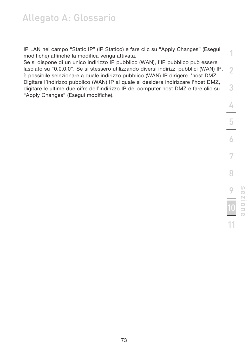 Allegato a: glossario | Belkin F5D7632EA4A User Manual | Page 494 / 504