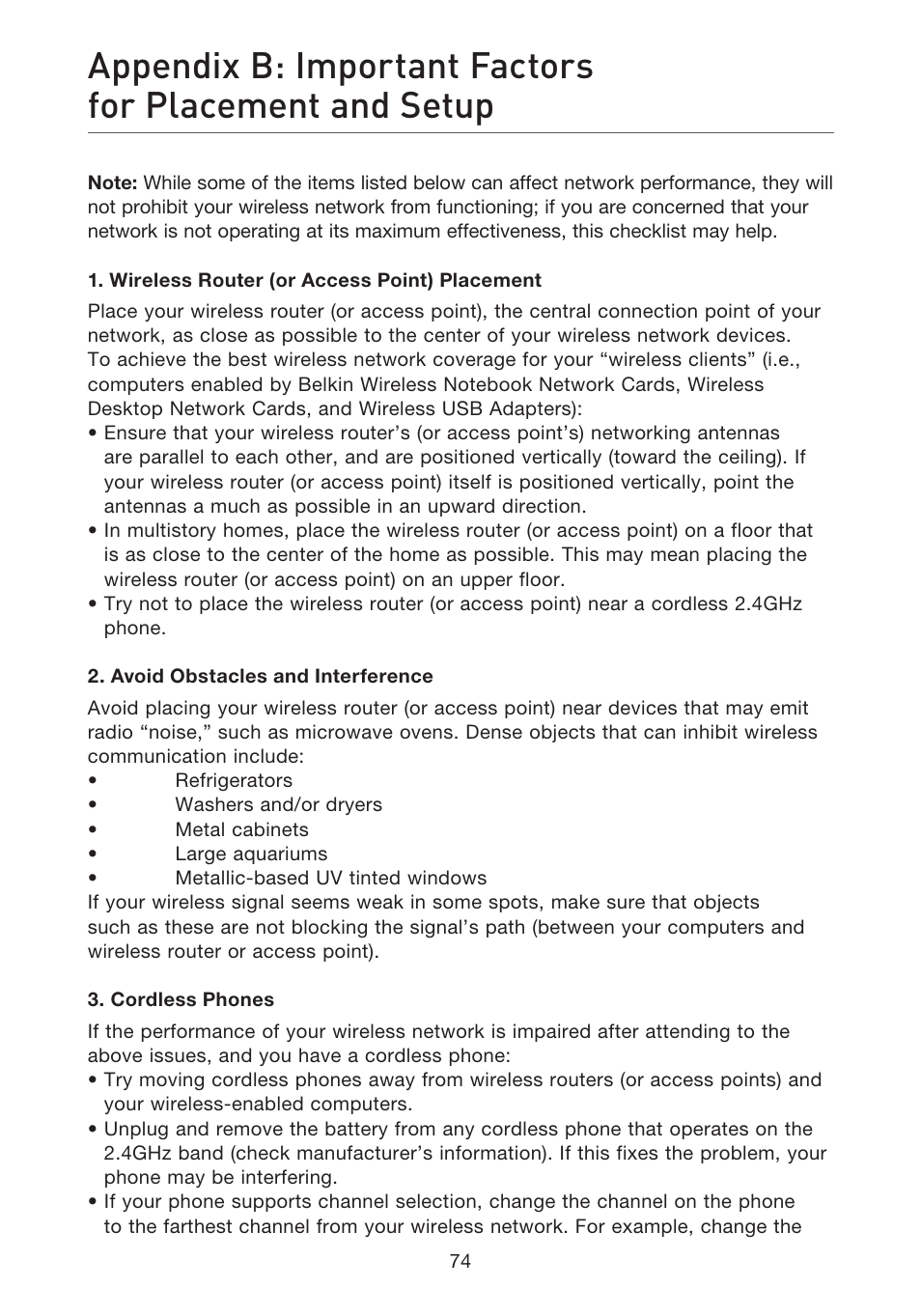 Belkin F5D7632EA4A User Manual | Page 76 / 504