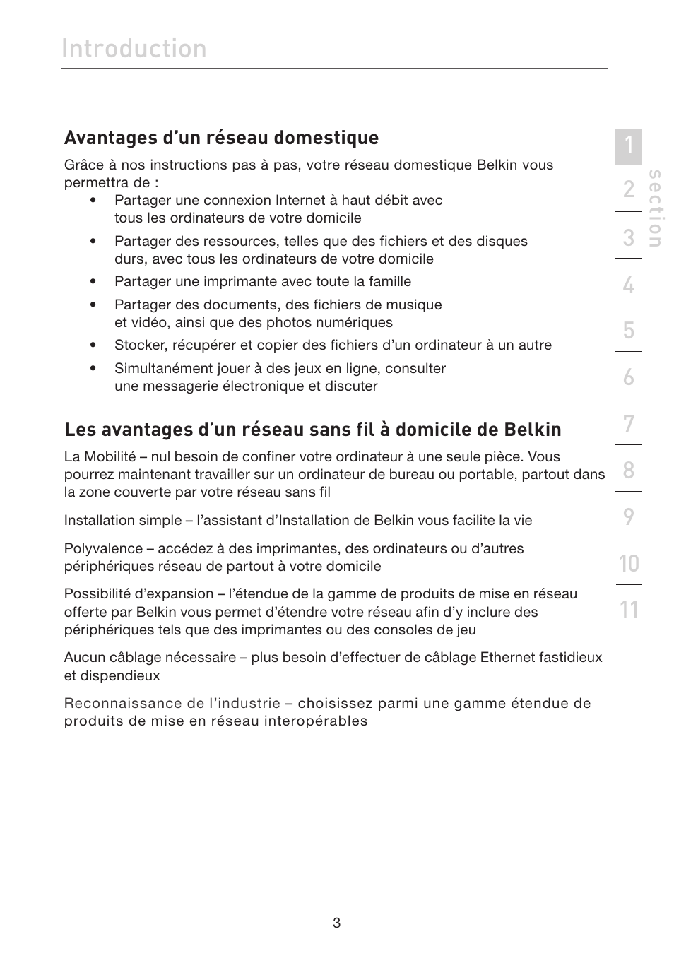 Introduction, Se ct io n | Belkin F5D7632EA4A User Manual | Page 89 / 504