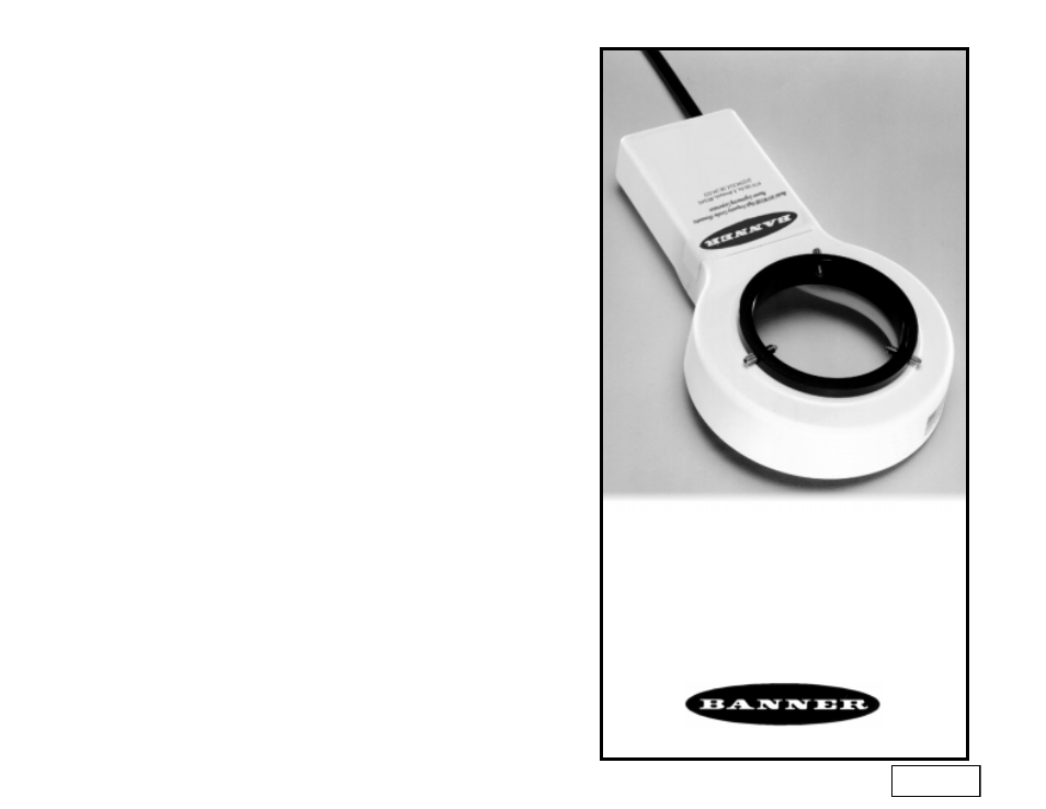 Specifications, Instruction manual | Banner PresencePLUS Lighting User Manual | Page 2 / 2