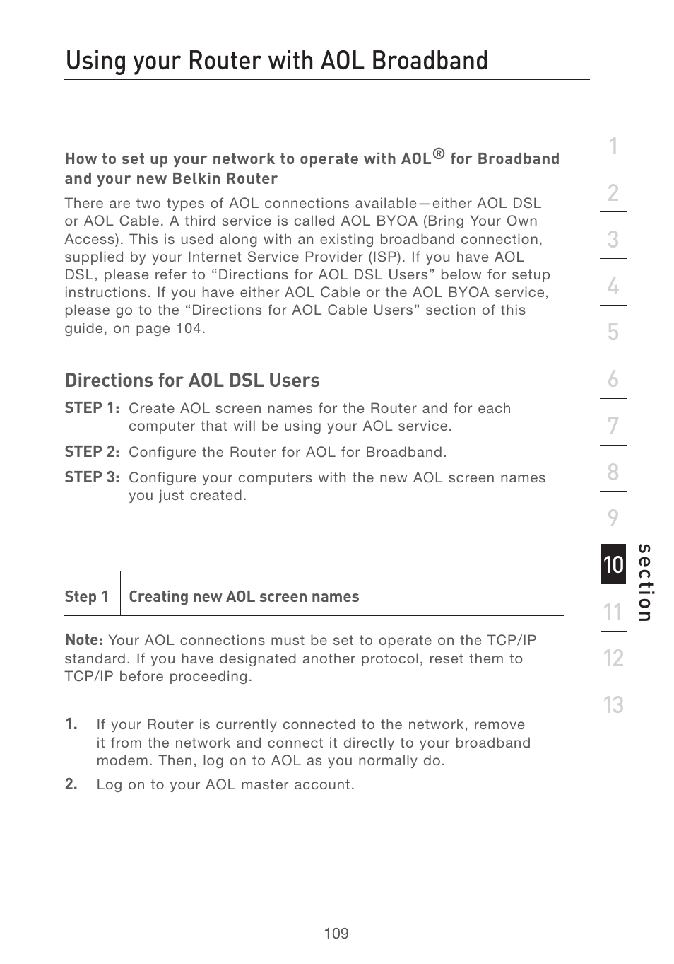 Se ct io n | Belkin F5D7231-4P User Manual | Page 111 / 146