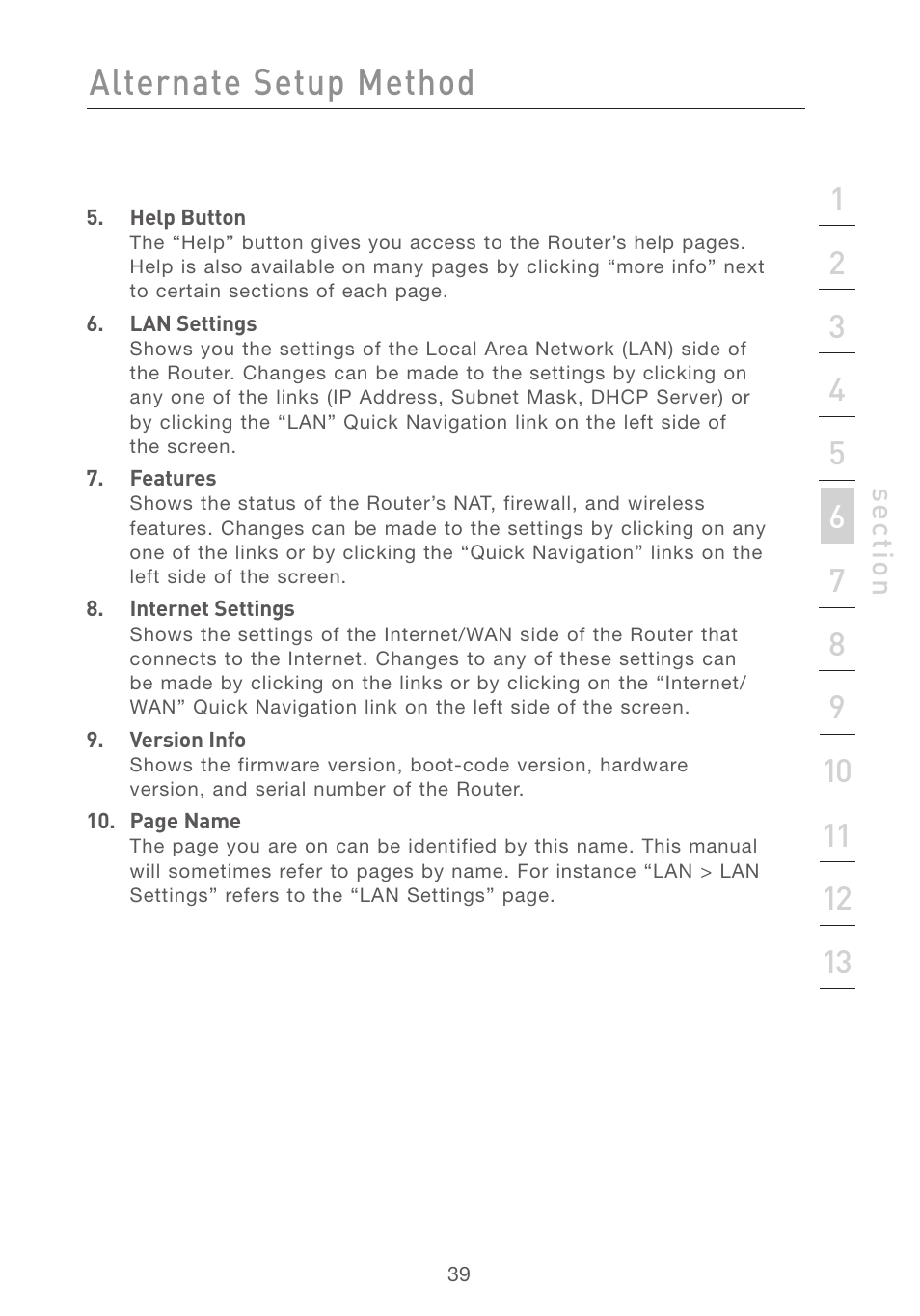 Alternate setup method | Belkin F5D7231-4P User Manual | Page 41 / 146
