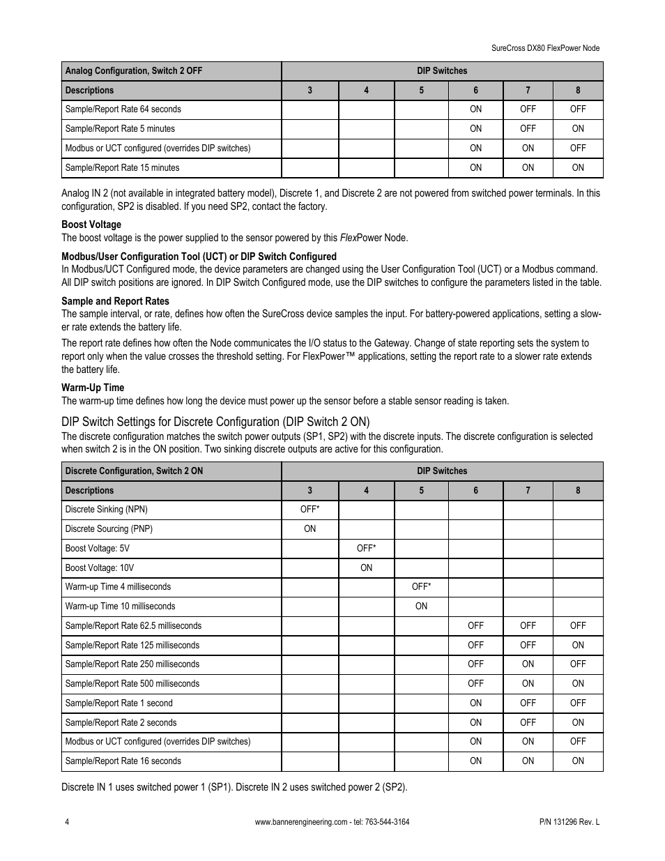 Banner SureCross DX80 Wireless Networks User Manual | Page 4 / 10