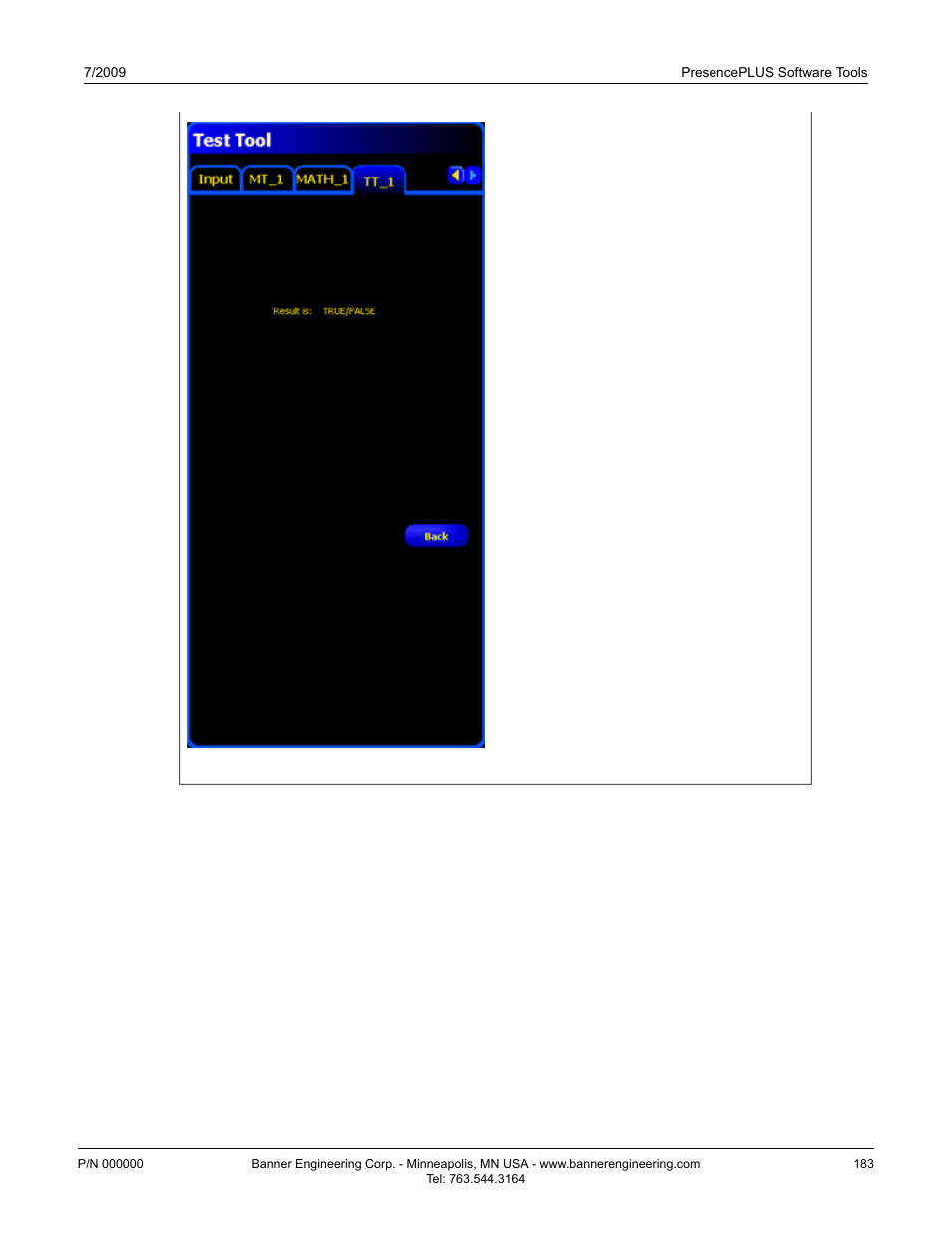 Banner PresencePLUS P4 GEO 1.3 Series User Manual | Page 183 / 256