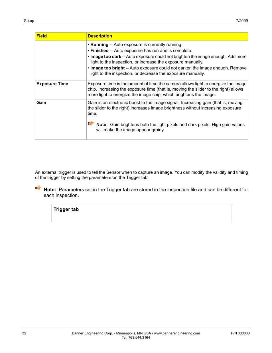 4 trigger tab | Banner PresencePLUS P4 GEO 1.3 Series User Manual | Page 32 / 256