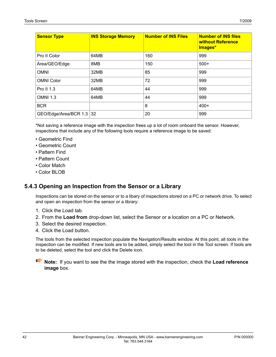 Banner PresencePLUS P4 GEO 1.3 Series User Manual | Page 42 / 256
