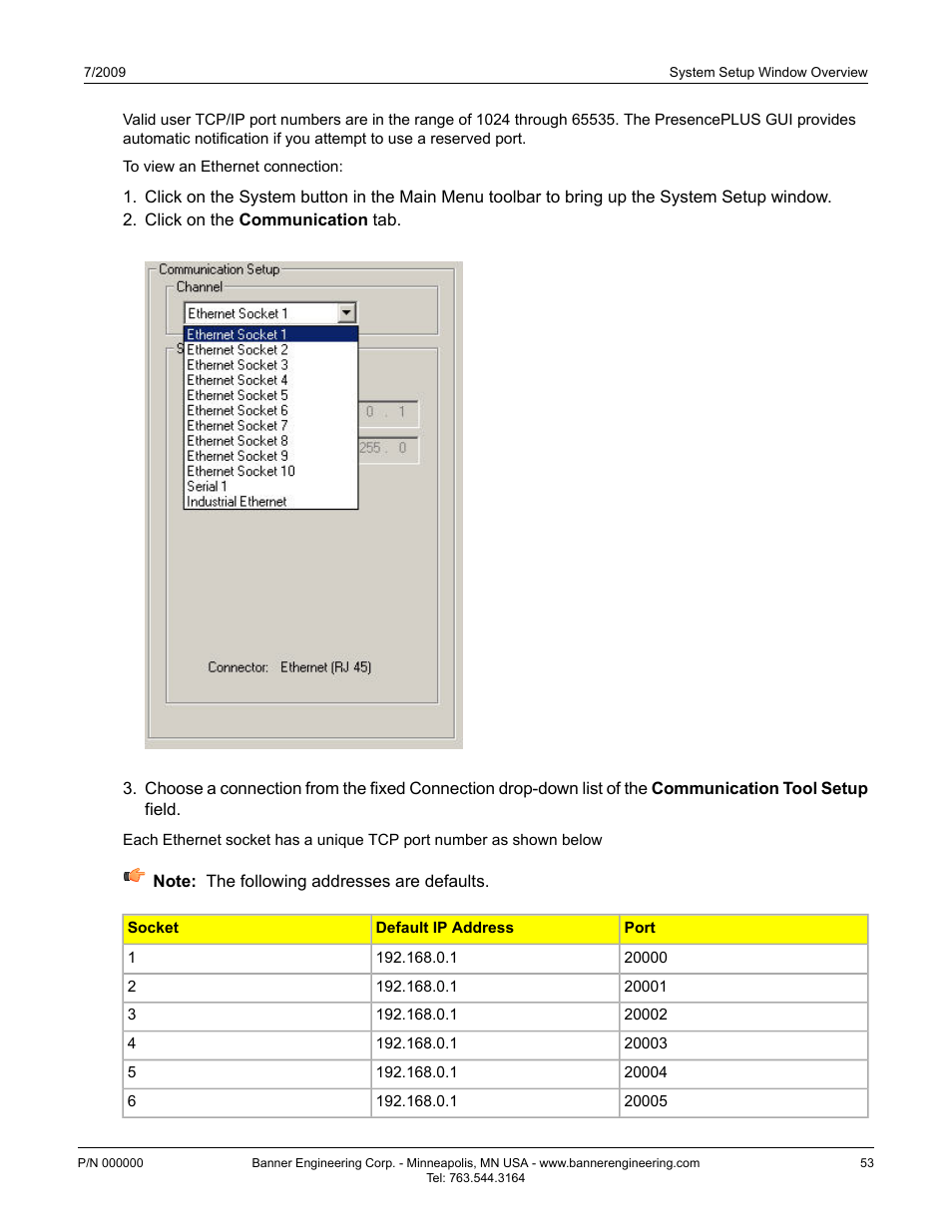 Banner PresencePLUS P4 GEO 1.3 Series User Manual | Page 53 / 256