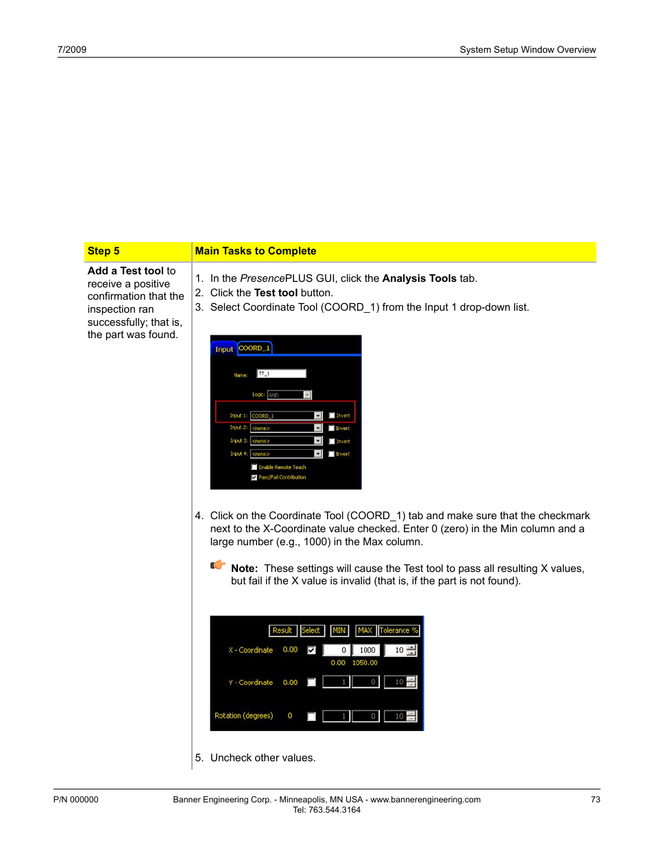 Banner PresencePLUS P4 GEO 1.3 Series User Manual | Page 73 / 256