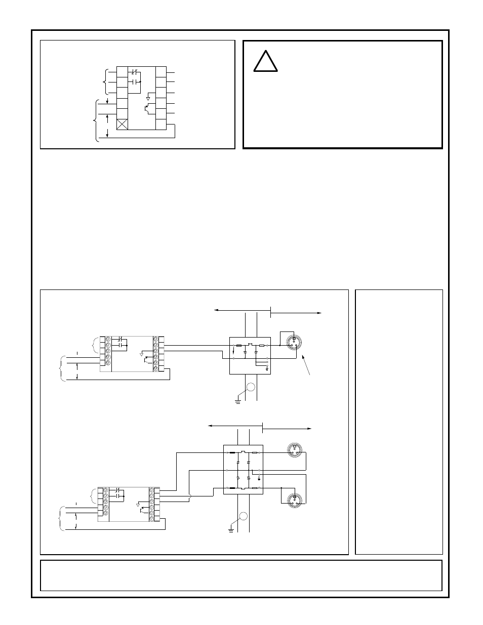 Hookup diagram b, Generalized hookup, ci3rc2, Warning | Hookup diagram a, Kits for use with intrinsically safe sensors | Banner MAXI-AMP Series User Manual | Page 2 / 2