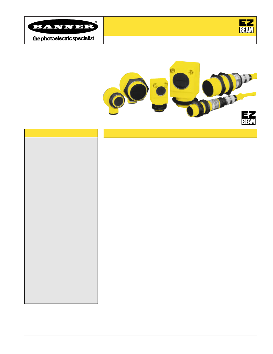 Banner T30 Series User Manual | 8 pages