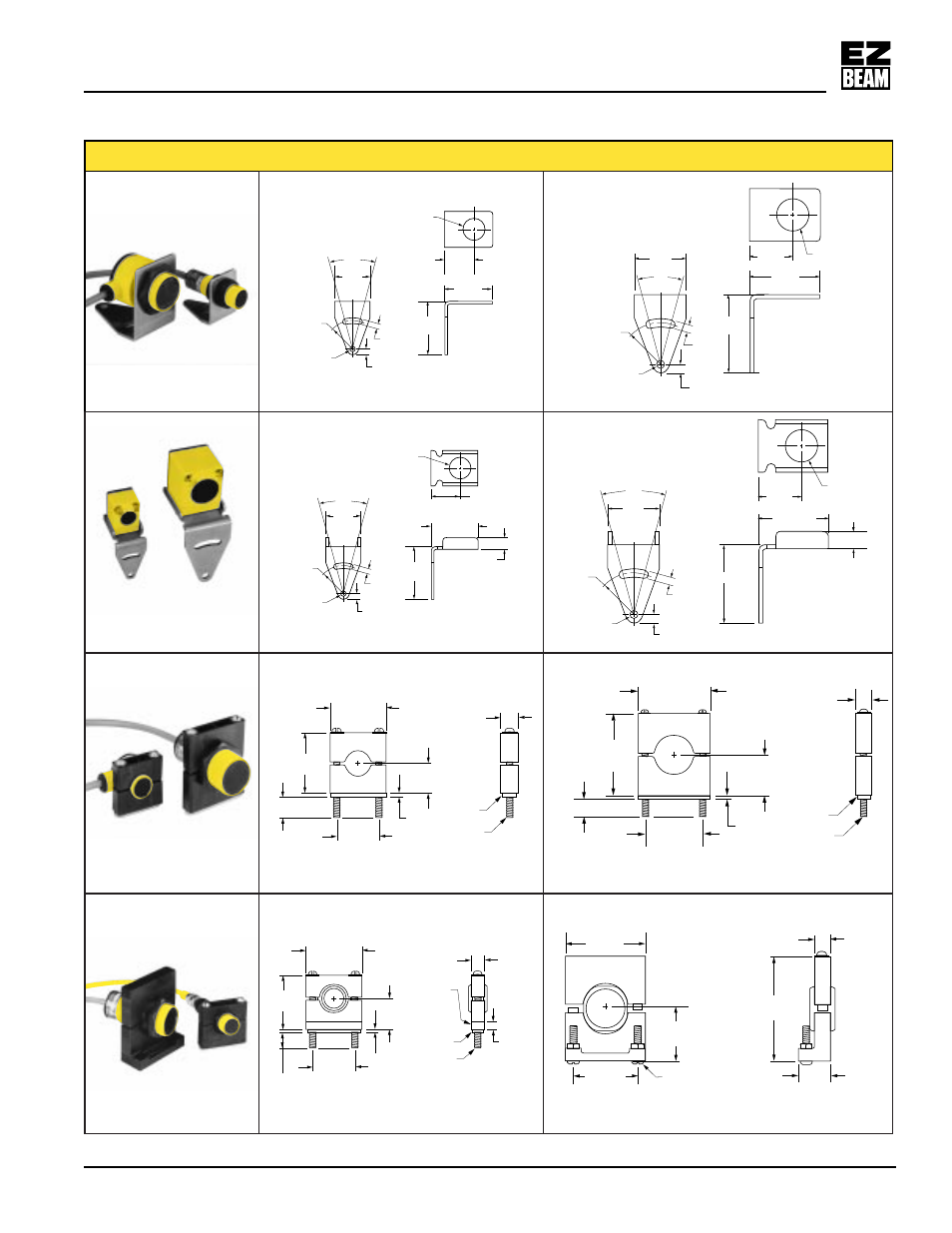 S2 series, Mounting brackets, Smb30q | For q25 series), For q40 series), Banner engineering corporation page | Banner T30 Series User Manual | Page 7 / 8