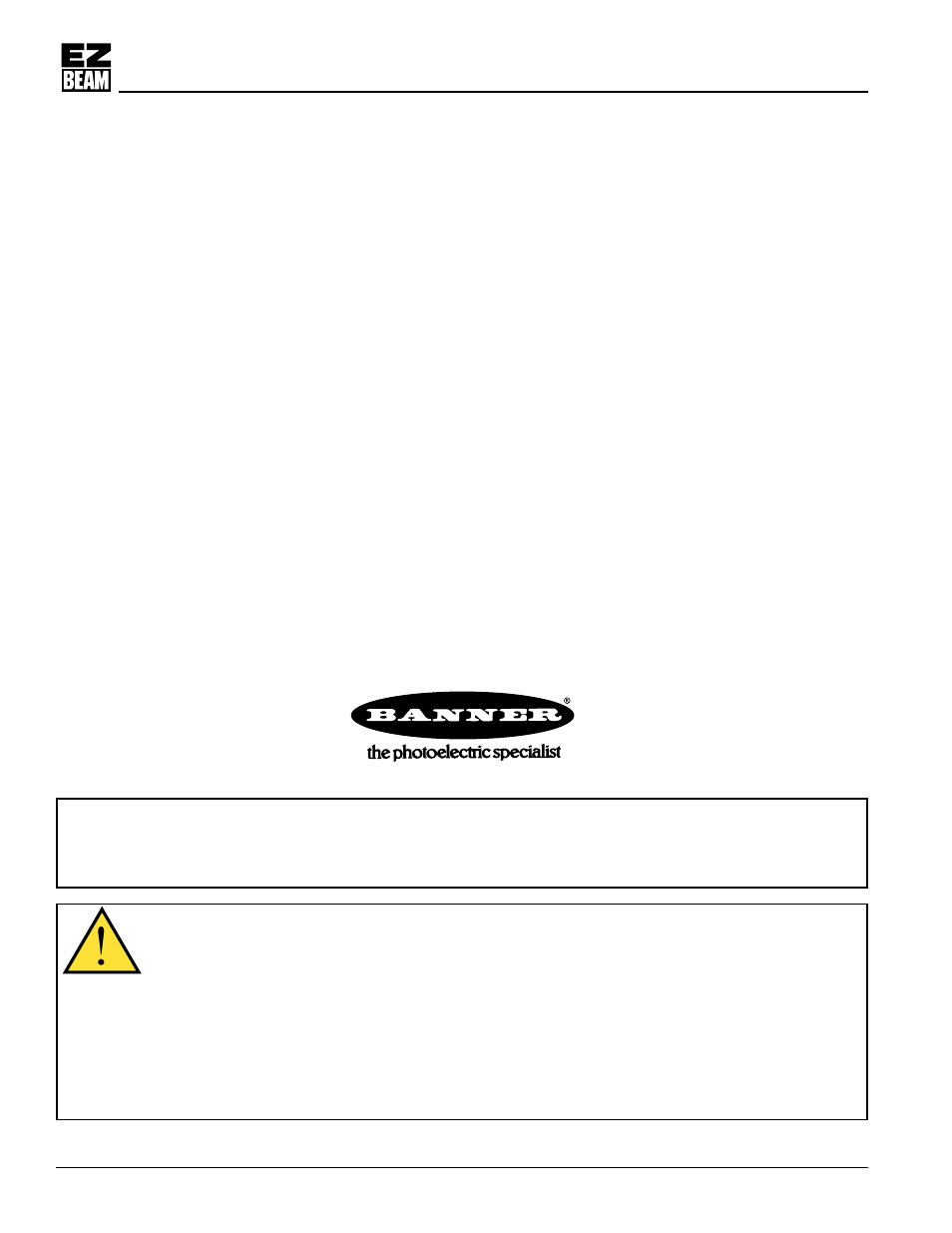 S2 series | Banner T30 Series User Manual | Page 8 / 8