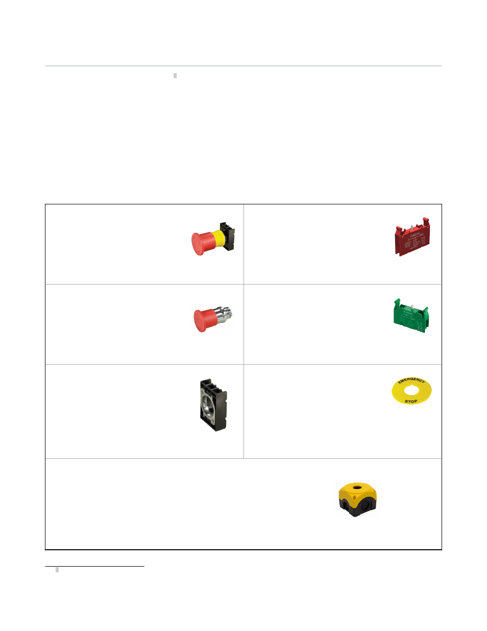 Maintenance, Replacement parts | Banner Mechanical E-Stop Buttons User Manual | Page 3 / 5