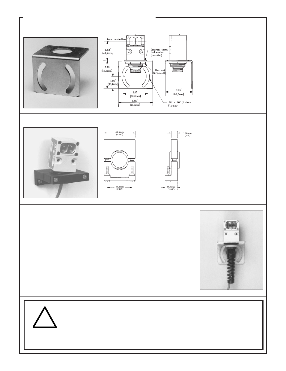 Valu-beam accessories, Smb900, Smb30s | Hf1-2nps | Banner VALU-BEAM Series User Manual | Page 20 / 20