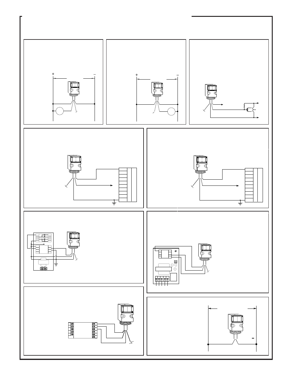 Valu-beam 912 series sensors, Hookup diagrams for dc sm912 series sensors, Hookup to dc relay or solenoid | Hookup to a logic gate hookup to micro-amp logic, Hookup to b series logic, Hookup to maxi-amp logic module emitter hookup, Hookup to programmable controller, Using sinking output), Using sourcing output), Mps-15 chassis) | Banner VALU-BEAM Series User Manual | Page 8 / 20