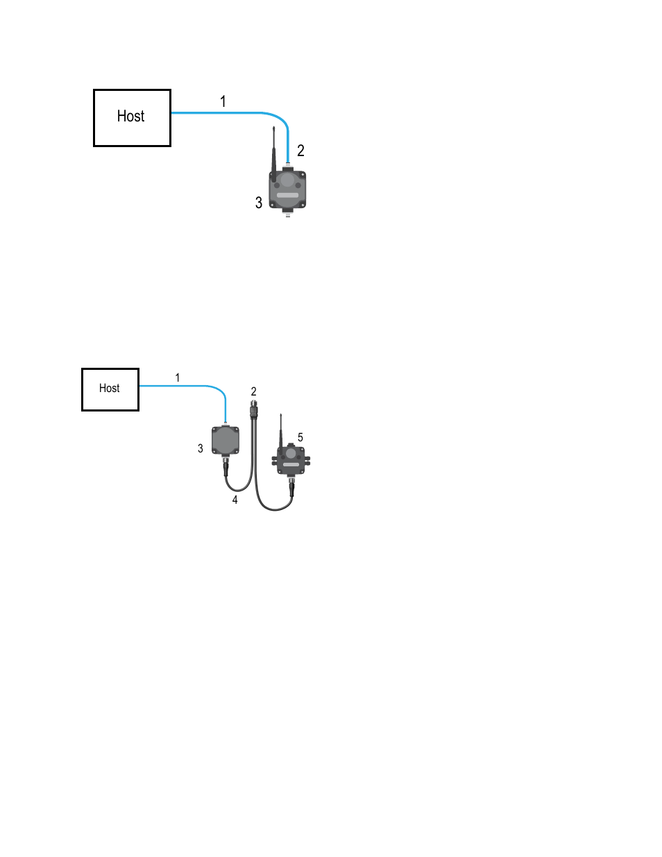 1 accessing the web-based configuration screens, Host 1 2 3 | Banner SureCross DX80 Wireless Networks User Manual | Page 38 / 107