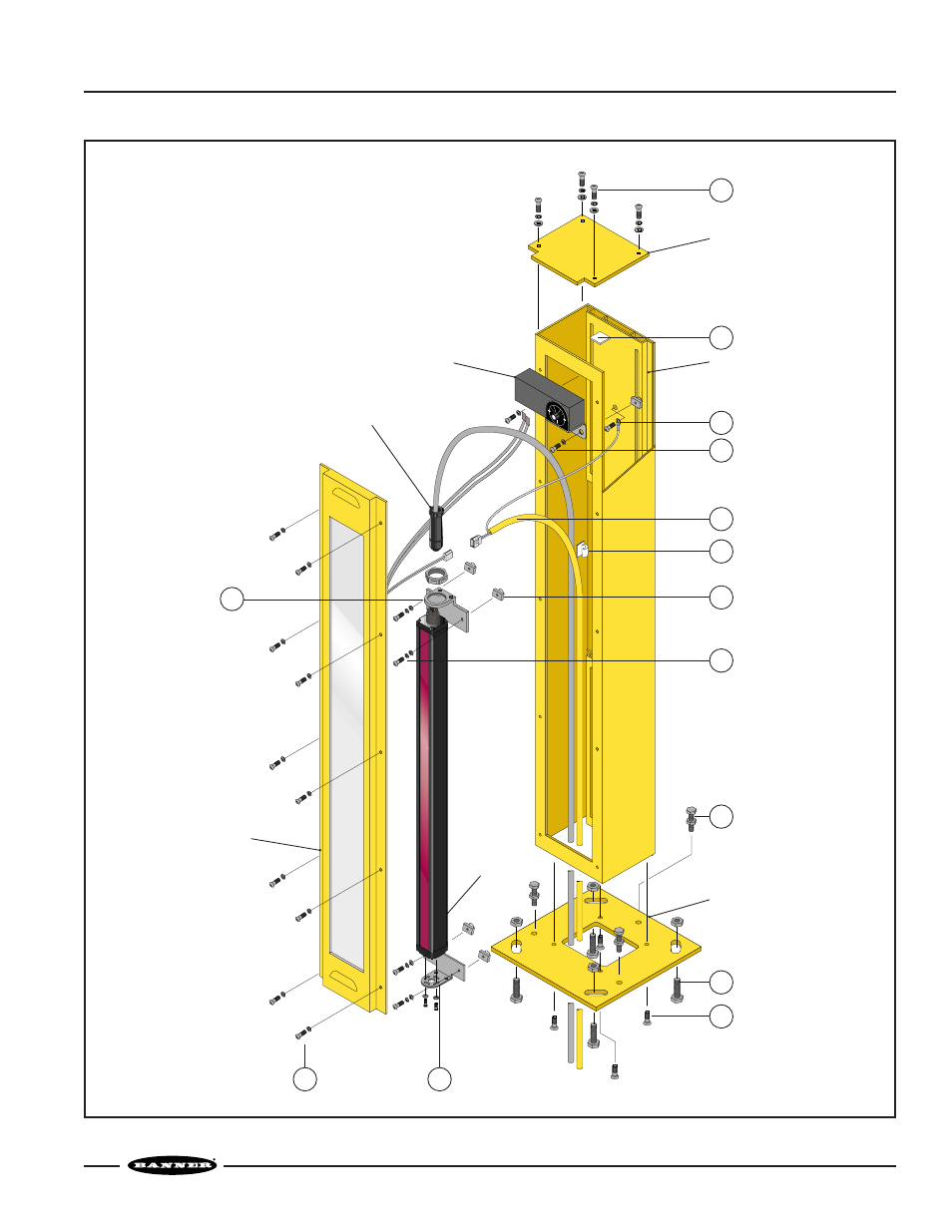 Mini-array, Heated enclosure | Banner A-GAGE MINI-ARRAY Series User Manual | Page 5 / 8