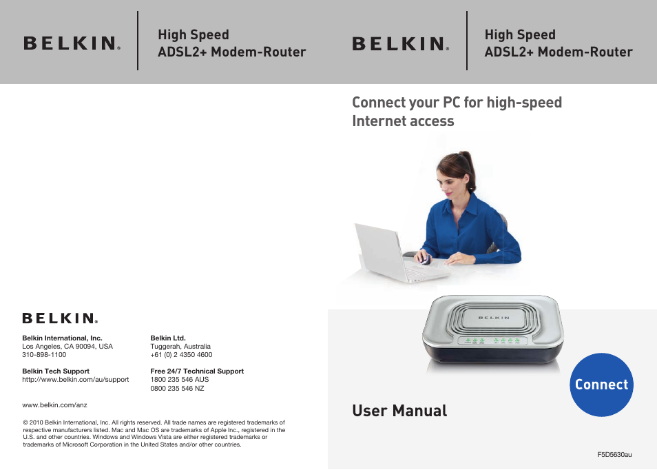 Belkin F5D5630AU User Manual | 28 pages