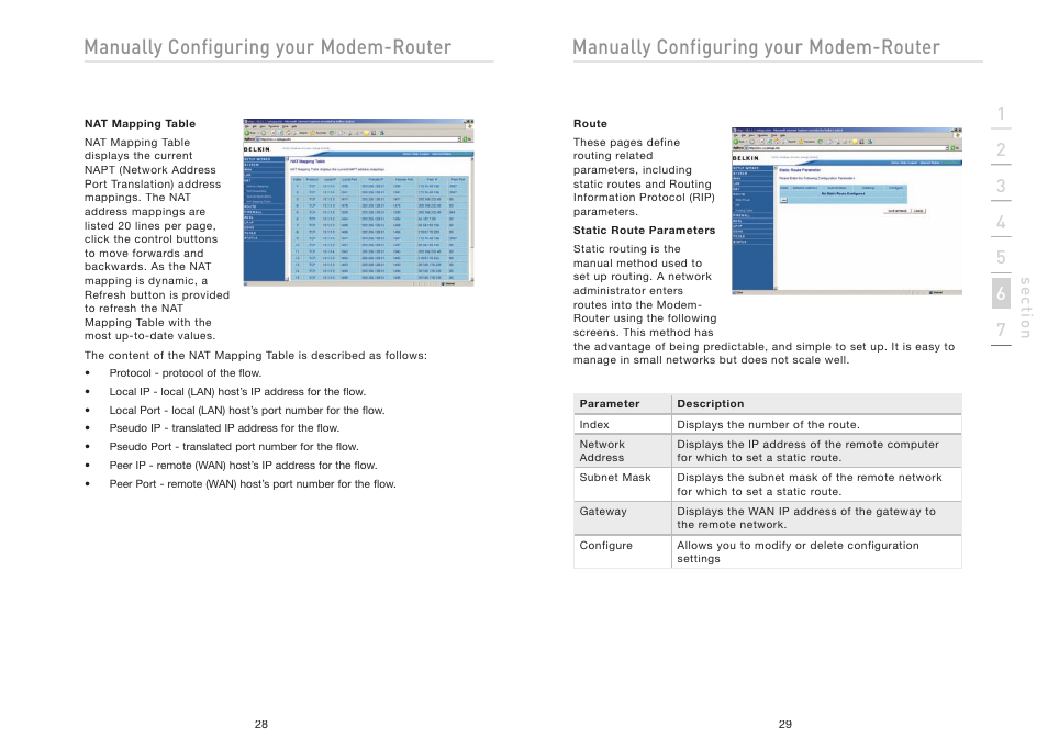 Manually configuring your modem-router | Belkin F5D5630AU User Manual | Page 16 / 28