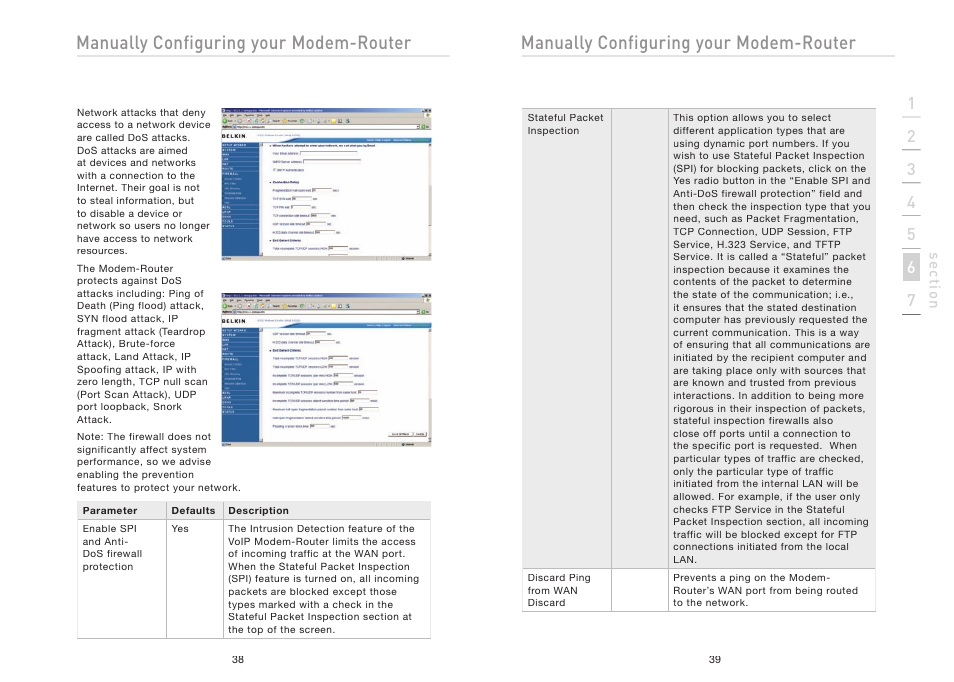 Manually configuring your modem-router | Belkin F5D5630AU User Manual | Page 21 / 28