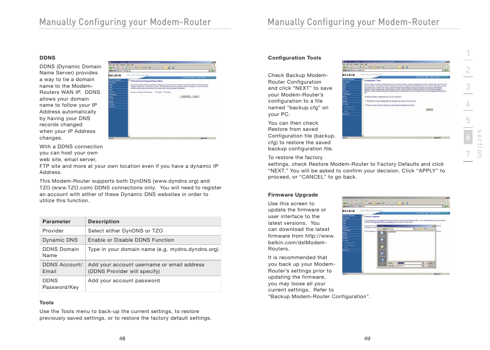 Manually configuring your modem-router | Belkin F5D5630AU User Manual | Page 26 / 28
