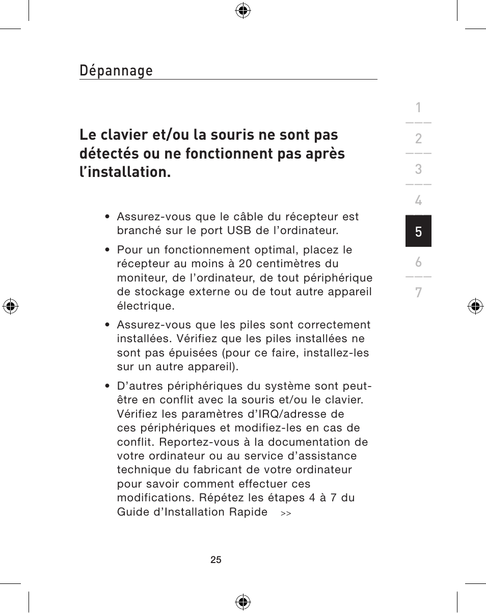 Dépannage | Belkin WIRELESS P74775 User Manual | Page 29 / 68