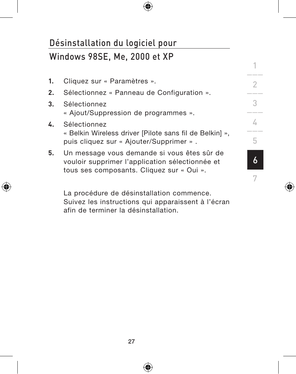 Belkin WIRELESS P74775 User Manual | Page 31 / 68