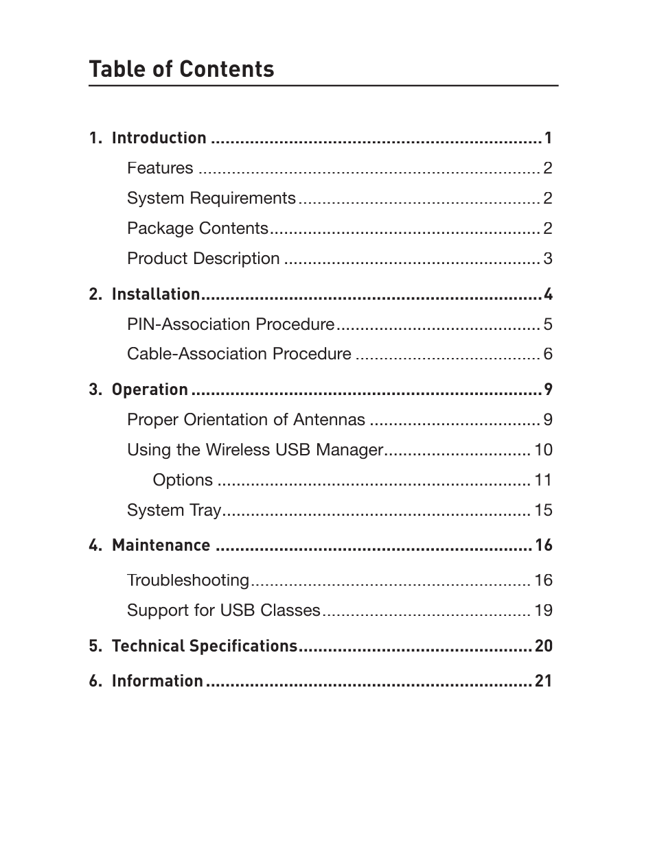 Belkin Wireless USB Hub F5U303 User Manual | Page 4 / 28