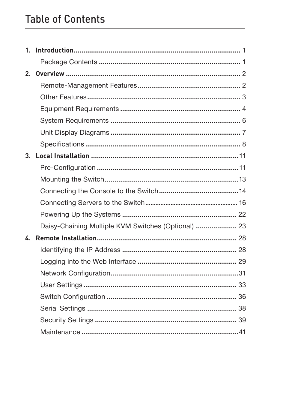 Belkin F1DP116Gea User Manual | Page 3 / 84