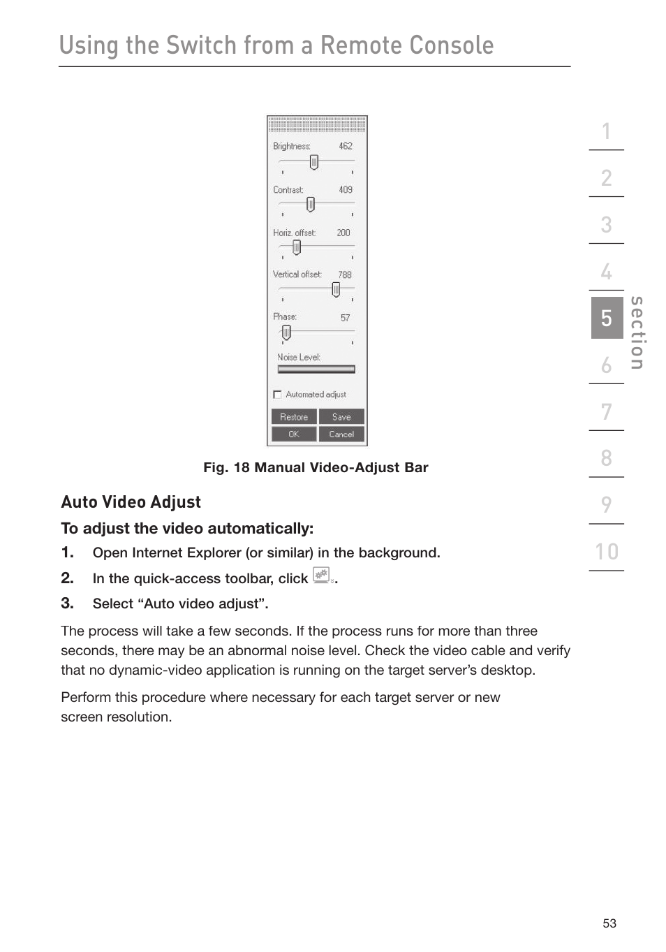 Using the switch from a remote console | Belkin F1DP116Gea User Manual | Page 57 / 84