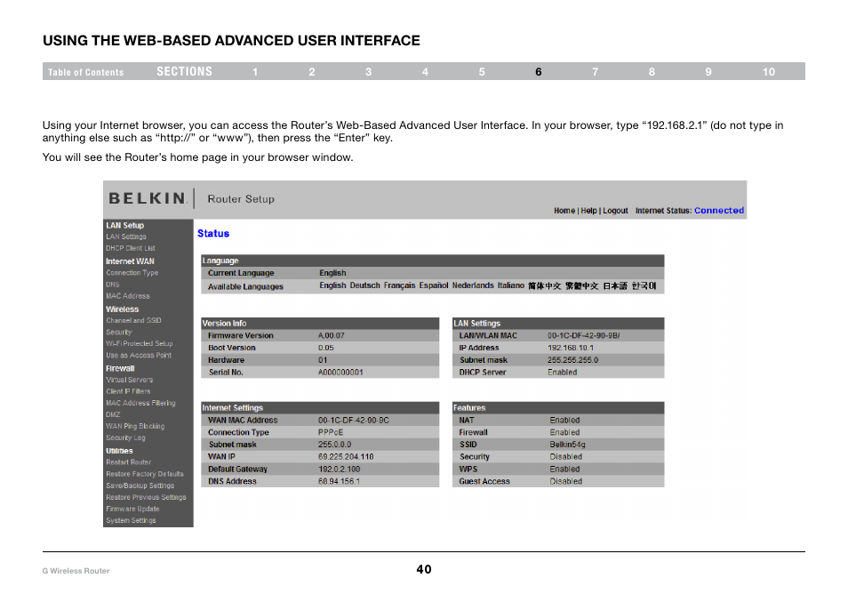 Belkin PM01110-A User Manual | Page 42 / 105