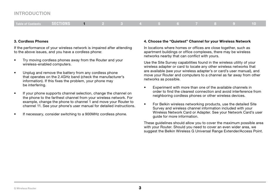 Belkin PM01110-A User Manual | Page 5 / 105