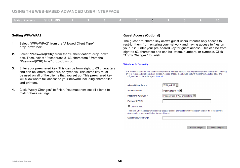 Belkin PM01110-A User Manual | Page 58 / 105