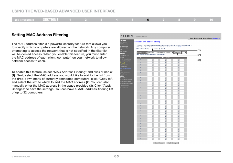 Belkin PM01110-A User Manual | Page 65 / 105