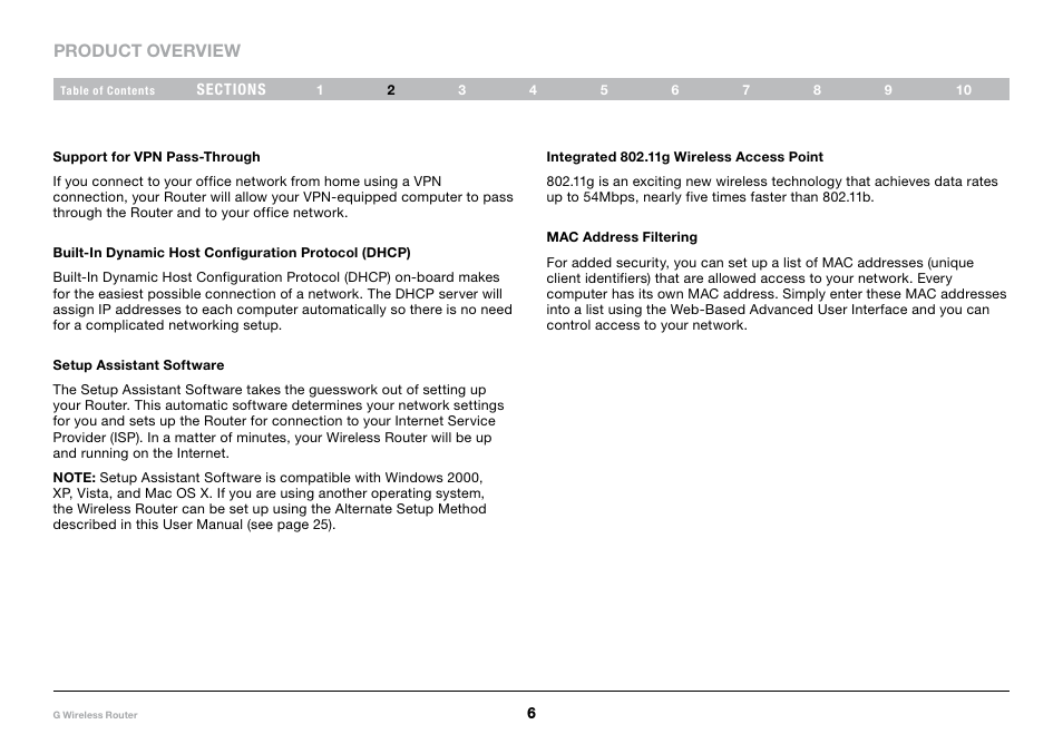 Belkin PM01110-A User Manual | Page 8 / 105