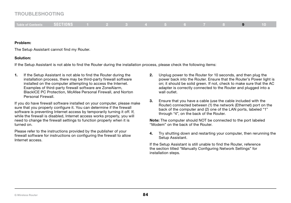 Belkin PM01110-A User Manual | Page 86 / 105