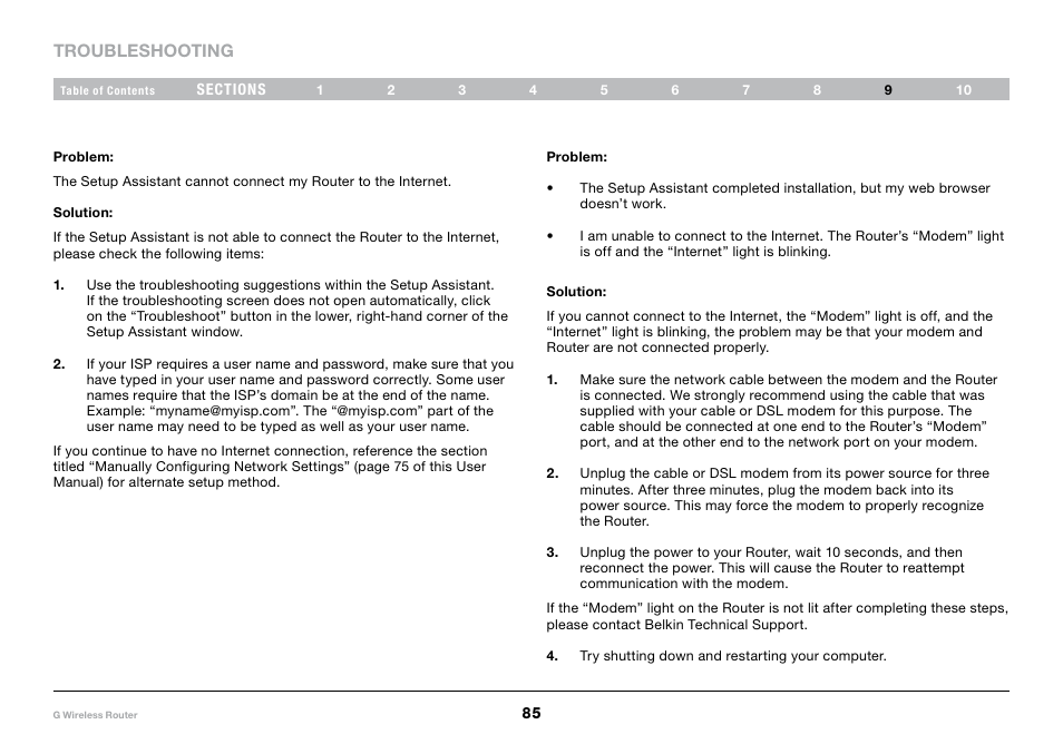 Belkin PM01110-A User Manual | Page 87 / 105