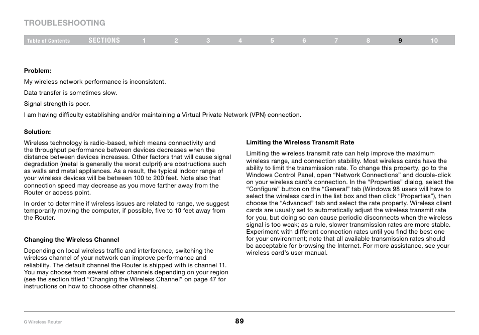 Belkin PM01110-A User Manual | Page 91 / 105