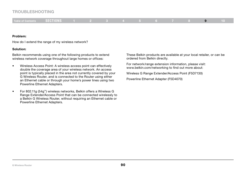 Belkin PM01110-A User Manual | Page 92 / 105