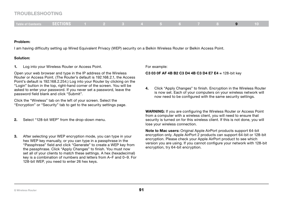 Belkin PM01110-A User Manual | Page 93 / 105
