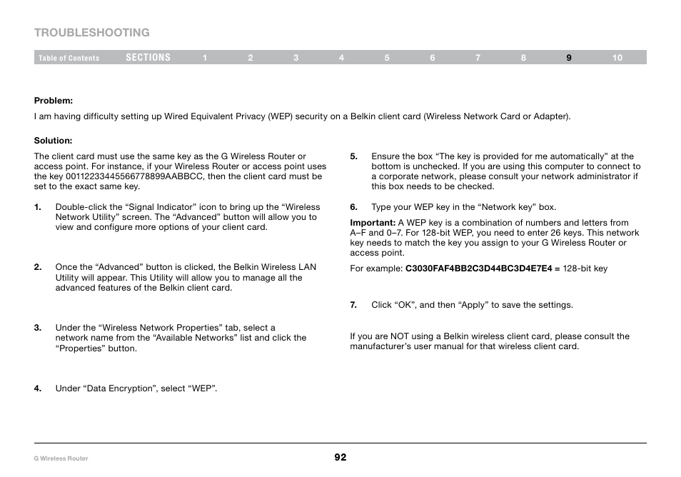 Belkin PM01110-A User Manual | Page 94 / 105